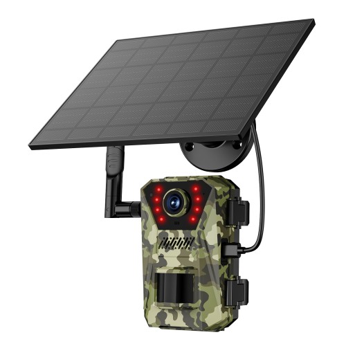 Ultra-clear 4G solar-powered outdoor hunting camera with infrared night vision Sensing camera