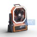 Outdoor Camping Digital Display Rechargeable Fan