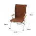 Outdoor Aluminum Alloy High-Back Seal Chair