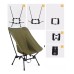 Outdoor Camping Aluminum Alloy Square Moon Chair