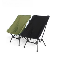 Outdoor Camping Aluminum Alloy Square Moon Chair