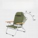 Outdoor Foldable 4-Position Adjustable Camping Chair