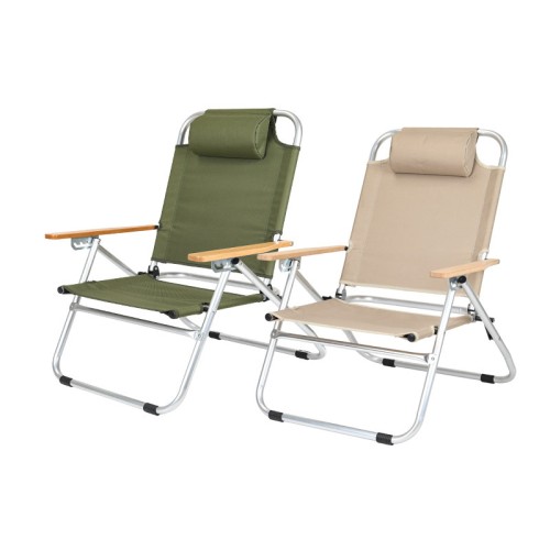 Outdoor Foldable 4-Position Adjustable Camping Chair